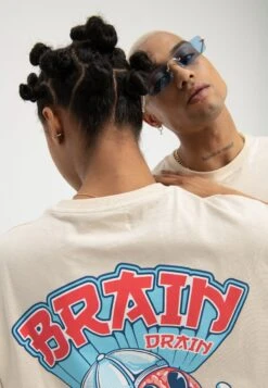 YOURTURN Unisex - T-Shirt Print - Beige -Yourturn 00c27079b2ac457e9afdcf57d7da3e80