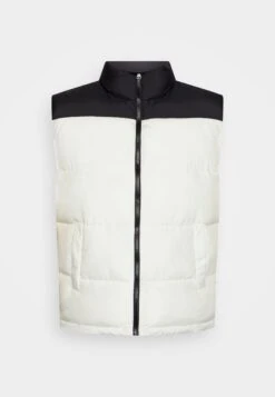 YOURTURN Puffer Vest Unisex - Bodywarmer - Black/White -Yourturn 05059eb07ae24d6fa3fc95a8e7c767fe