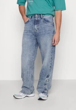 YOURTURN Unisex - Relaxed Fit Jeans - Light Blue Denim -Yourturn 0aefaa02079b45748b8ba2cc4f08ec56