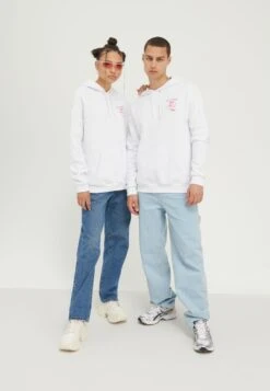 YOURTURN Heart Back Print Relaxed Hoodie Unisex - Hoodie - White 8 YOURTURN Heart Back Print Relaxed Hoodie Unisex - Hoodie - White -Yourturn 10e7dbd2d82e4cda8e63b89d043c4a55