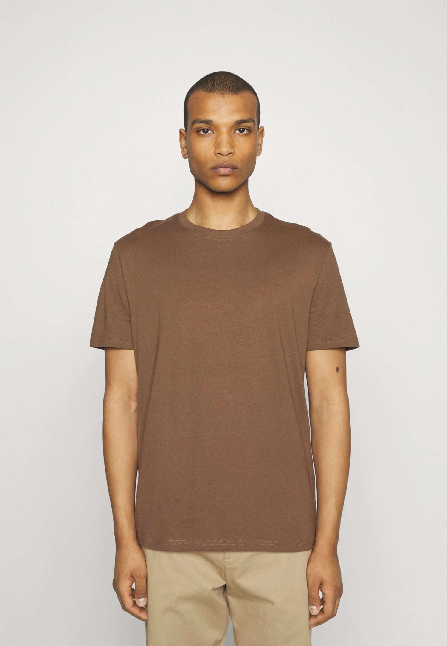 YOURTURN Unisex 5 Pack - T-Shirt Basic - Light Blue/Blue/Stone 4 YOURTURN Unisex 5 Pack - T-Shirt Basic - Light Blue/Blue/Stone - Afbeelding 2