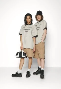 YOURTURN Multi Placement Polo - Poloshirt - Tan -Yourturn 14a8abfa96a94654bca141c67af10a9a