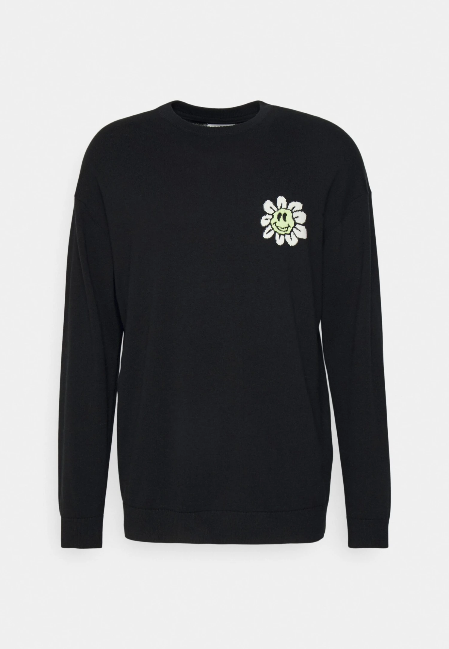YOURTURN Crewneck With A Flower - Trui - Black 7 YOURTURN Crewneck With A Flower - Trui - Black - Afbeelding 5