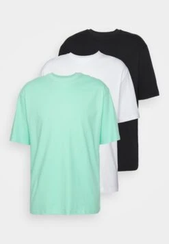 YOURTURN 3Pack Unisex - T-Shirt Basic - White/Mint/Black -Yourturn 233351a62236459a996e1a031bd0d8cd