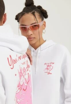 YOURTURN Heart Back Print Relaxed Hoodie Unisex - Hoodie - White 11 YOURTURN Heart Back Print Relaxed Hoodie Unisex - Hoodie - White -Yourturn 2f28041d88624843b87a97958255bb0a