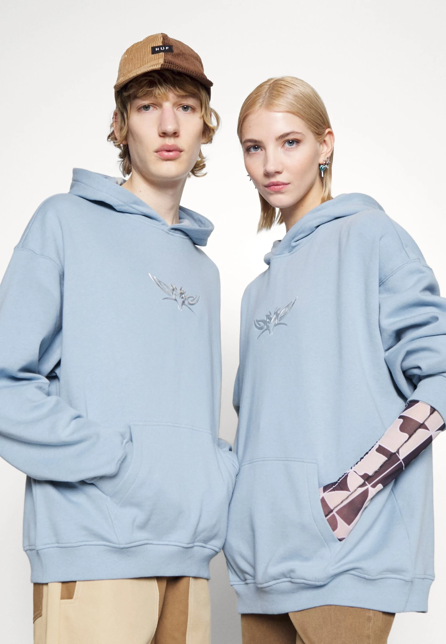 YOURTURN Unisex - Hoodie - Light Blue 6 YOURTURN Unisex - Hoodie - Light Blue - Afbeelding 4