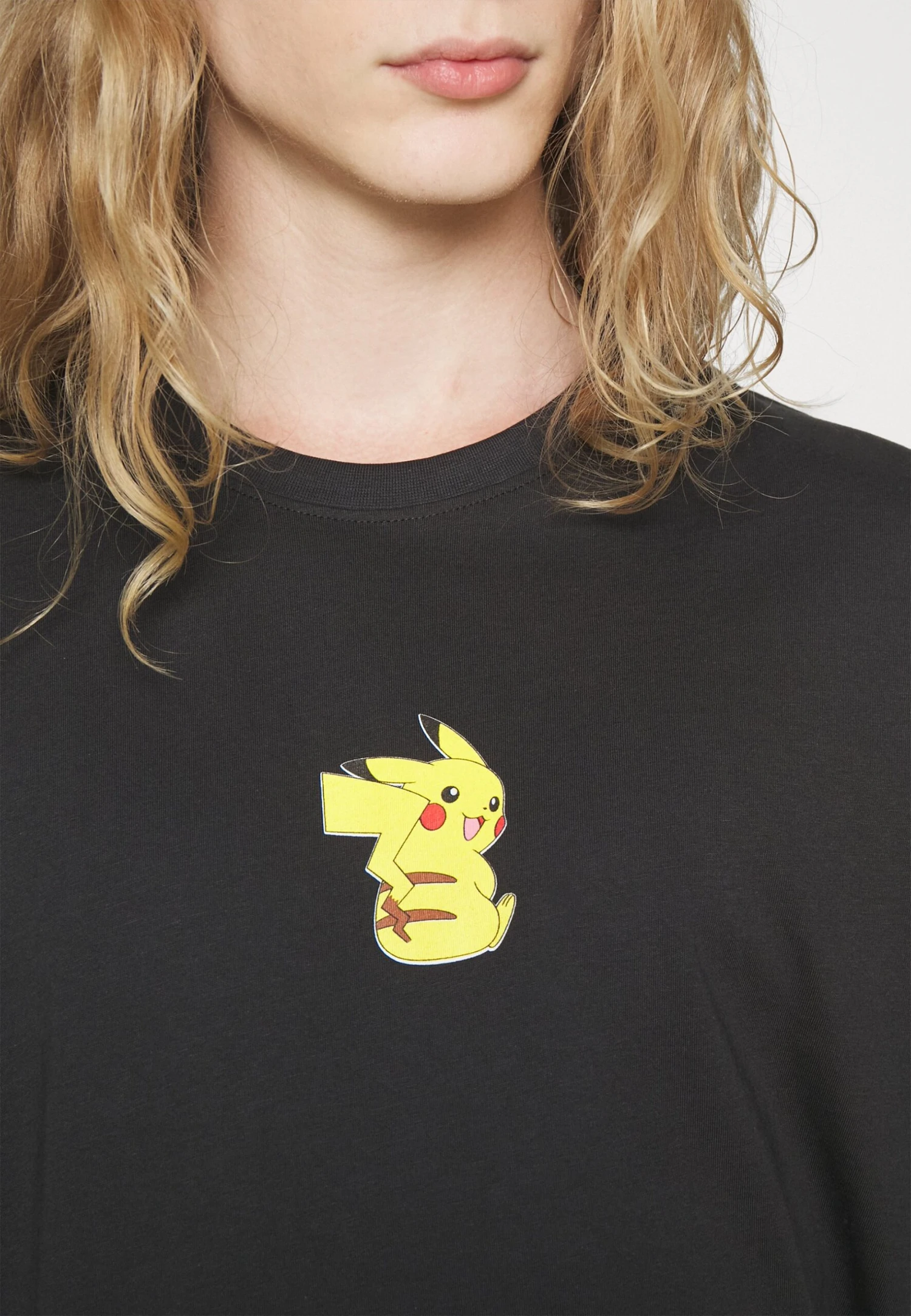YOURTURN Pokemon Pikachu Unisex - T-Shirt Print - Black 8 YOURTURN Pokemon Pikachu Unisex - T-Shirt Print - Black - Afbeelding 6