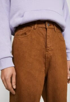 YOURTURN Unisex - Relaxed Fit Jeans - Brown -Yourturn 4a0c1c6c7d0c4c14988d7d840e4ff84f