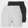 YOURTURN 2 Pack Unisex - Shorts - Black/Grey -Yourturn 4e7774589f094580b98aa86de5b49e5e