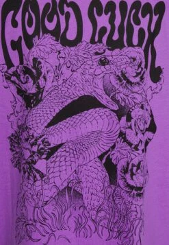 YOURTURN Unisex - T-Shirt Print - Purple -Yourturn 5bb5dc58cf7b450c9986bcd4a7cb6770