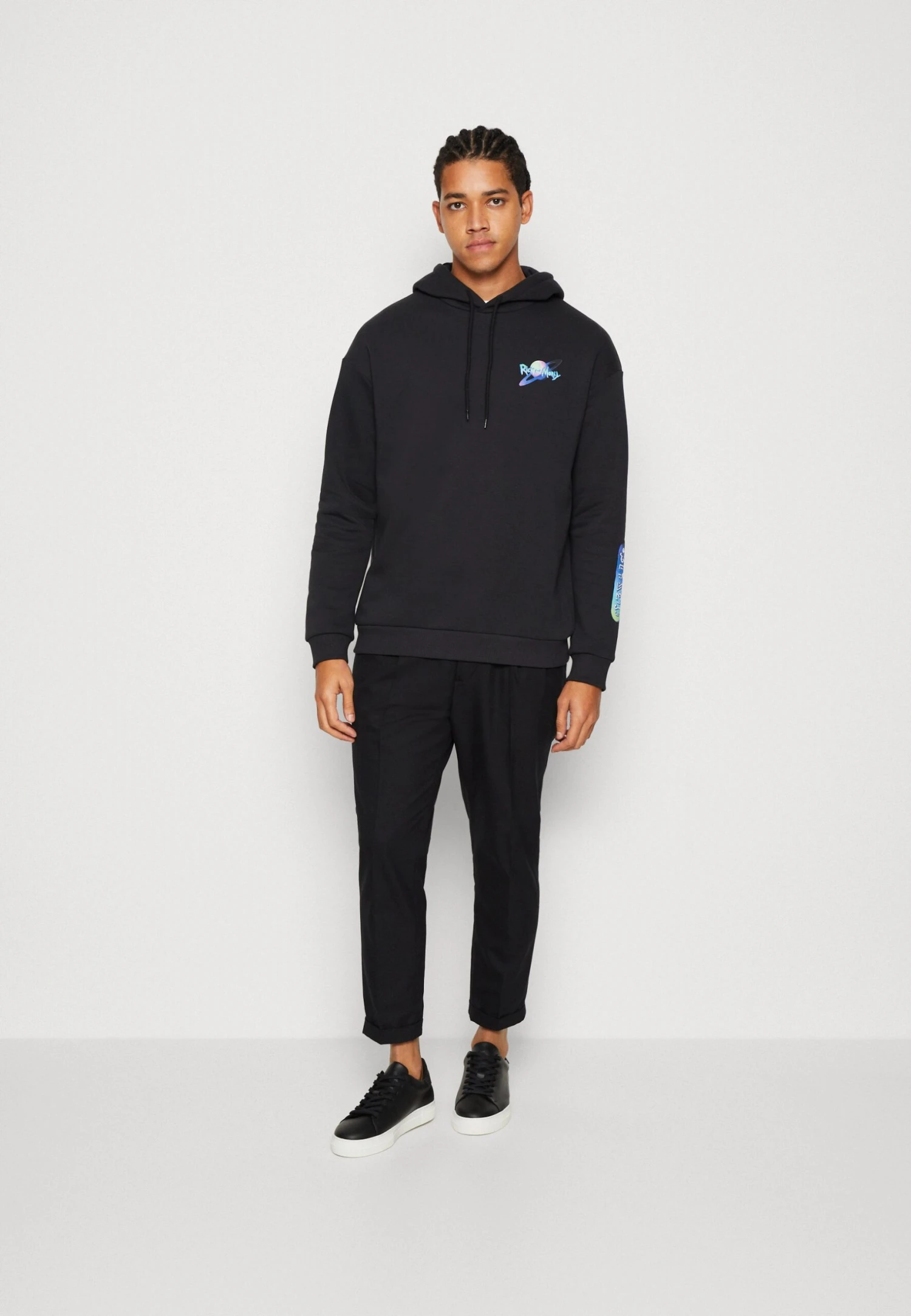 YOURTURN Rick And Morty Unisex - Hoodie - Black 4 YOURTURN Rick And Morty Unisex - Hoodie - Black - Afbeelding 2