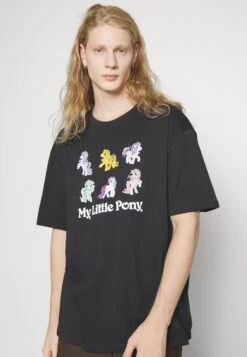 YOURTURN My Little Pony Unisex - T-Shirt Print - Black -Yourturn 698d2187f643445984bbc0dd61406d64