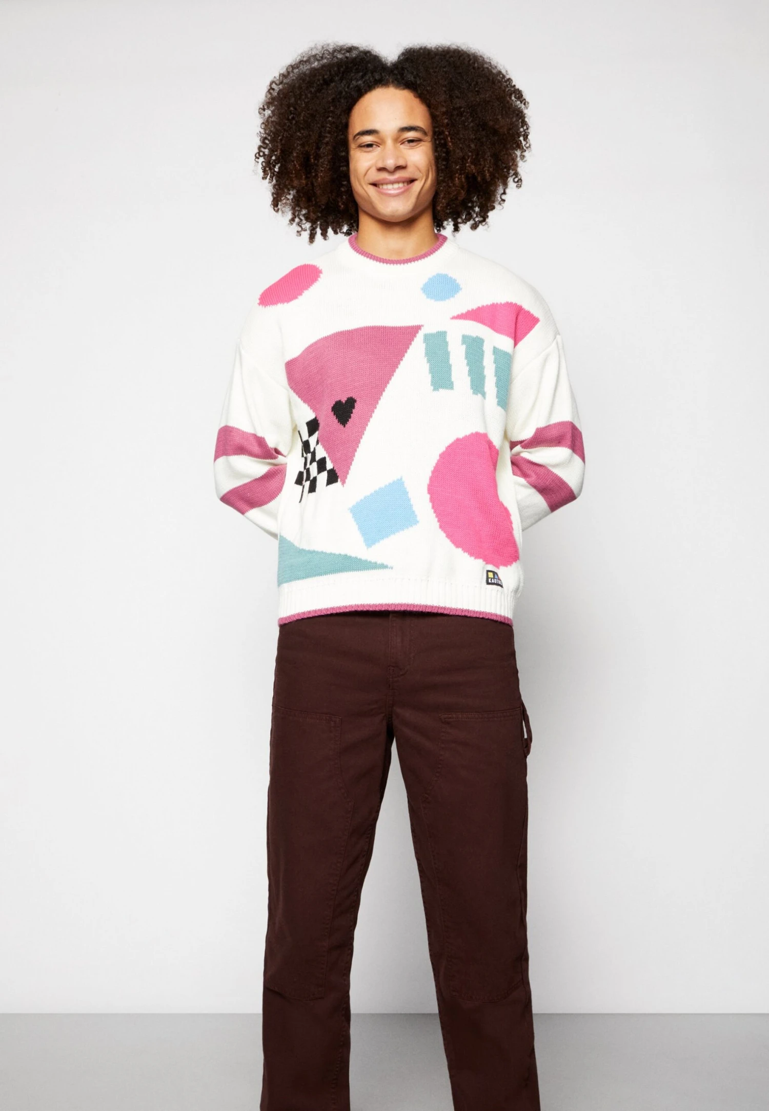 YOURTURN Workwear Unisex - Relaxed Fit Jeans - Brown 6 YOURTURN Workwear Unisex - Relaxed Fit Jeans - Brown - Afbeelding 4