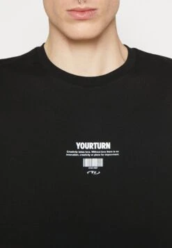 YOURTURN Unisex - T-Shirt Print -Black -Yourturn 8310ce7744d343d09d1ffd23ec80009a