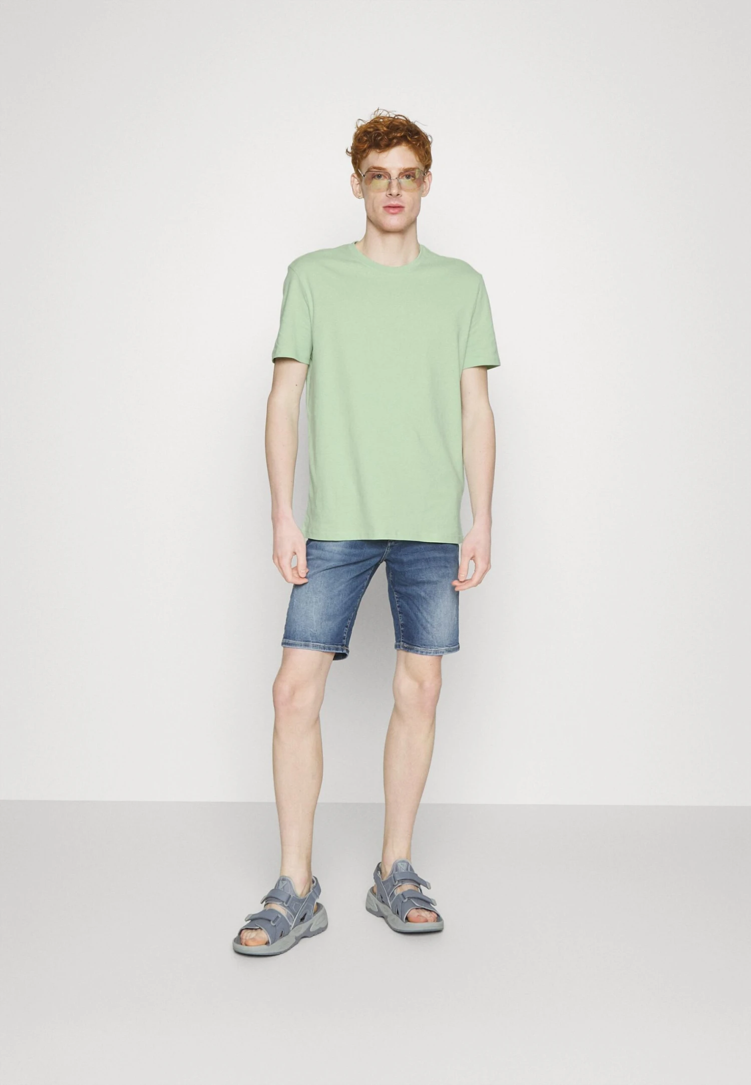 YOURTURN Unisex 5 Pack - T-Shirt Basic - White/Blue-Grey/Purple 3 YOURTURN Unisex 5 Pack - T-Shirt Basic - White/Blue-Grey/Purple