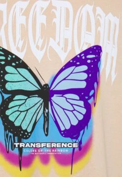 YOURTURN Unisex - T-Shirt Print - Tan -Yourturn 8d497b52e0b54150a15870bfd93a2a5a