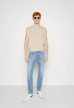 YOURTURN Unisex 2 Pack - Top - Beige/Dark Blue