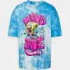 YOURTURN Spongebob Tie Dye Graphic Tee - T-Shirt Print - Blue -Yourturn 97e6520313c4470bb1df18f9d0f20a19