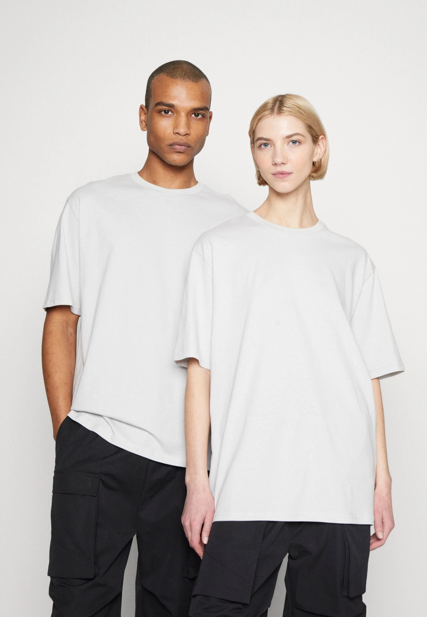 YOURTURN 3Pack Unisex - T-Shirt Basic - Light Blue/Grey/Pink 4 YOURTURN 3Pack Unisex - T-Shirt Basic - Light Blue/Grey/Pink - Afbeelding 2