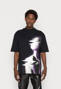 YOURTURN Unisex - T-Shirt Print -Black