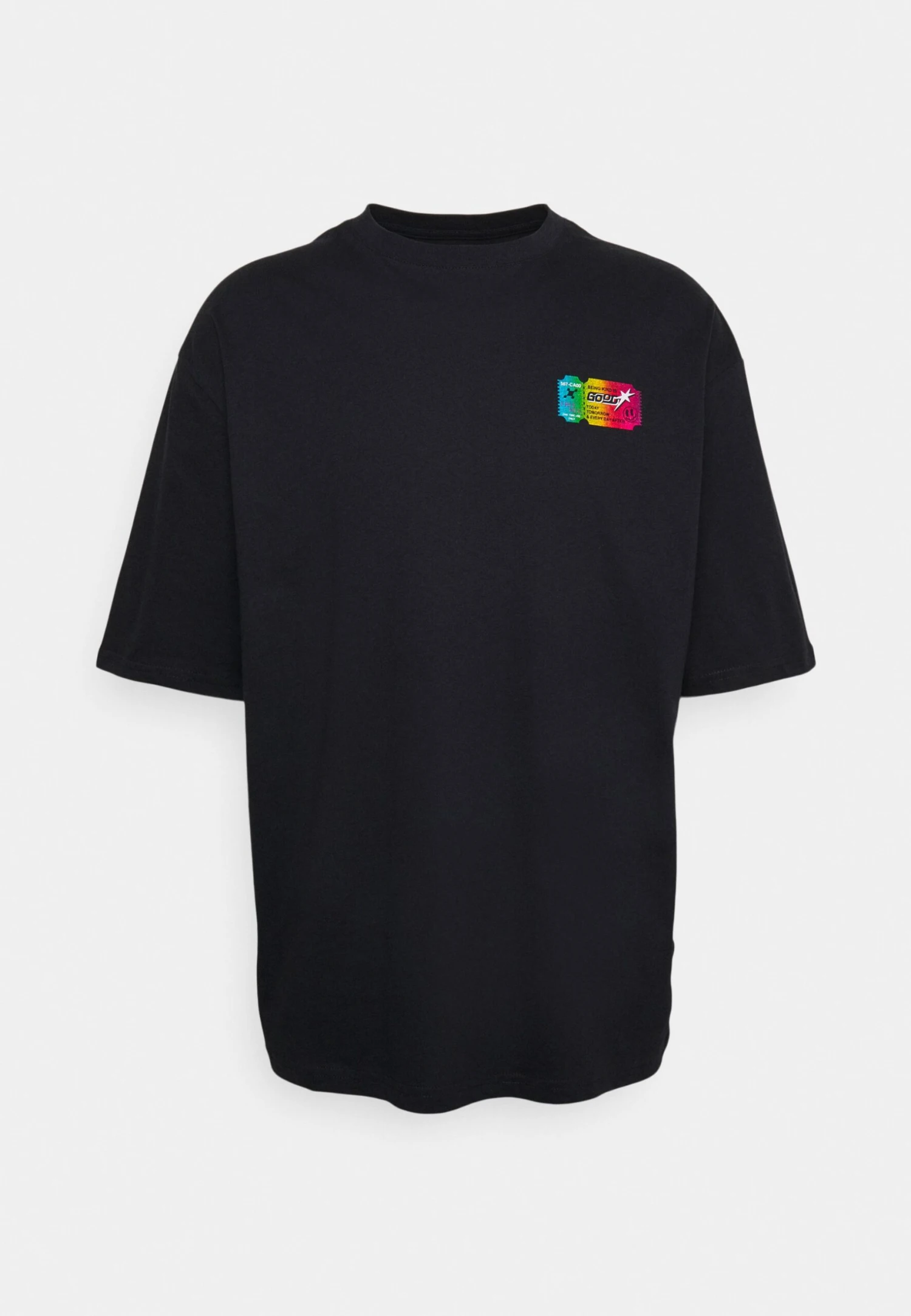 YOURTURN Graphic Tee With Foil Ticket Unisex - T-Shirt Print - Black 3 YOURTURN Graphic Tee With Foil Ticket Unisex - T-Shirt Print - Black