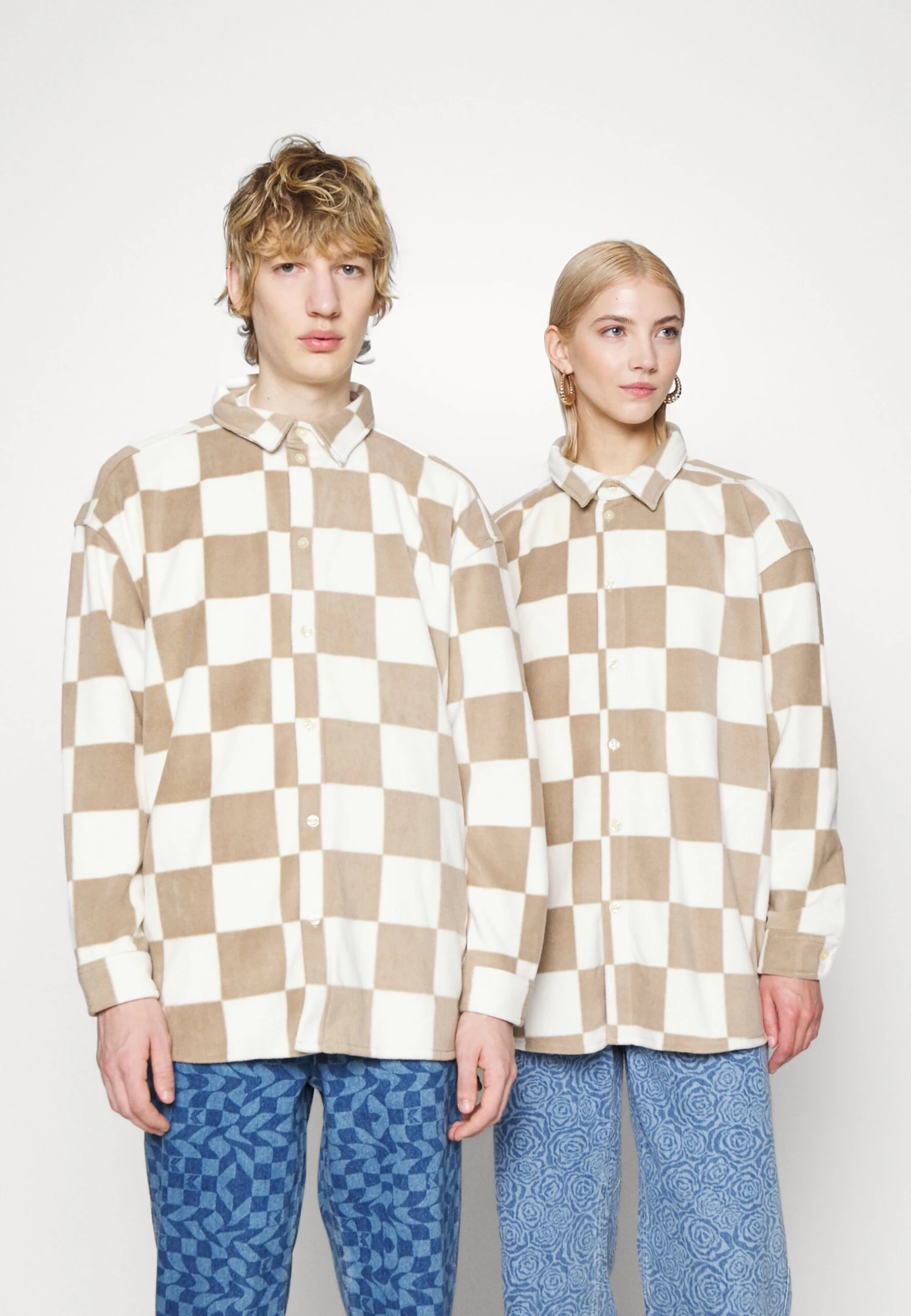 YOURTURN Unisex - Overhemdblouse - Beige 3 YOURTURN Unisex - Overhemdblouse - Beige