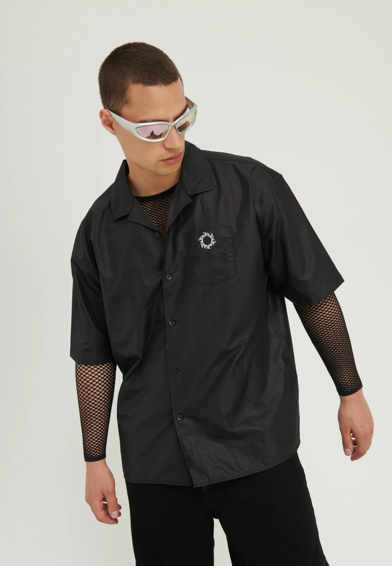 YOURTURN Unisex - Overhemdblouse - Black 3 YOURTURN Unisex - Overhemdblouse - Black