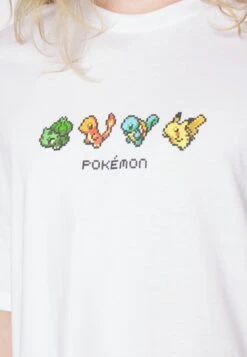 YOURTURN Pokemon Pikachu Unisex - T-Shirt Print - White -Yourturn c859d63ec031460dbb44de3f194a0384