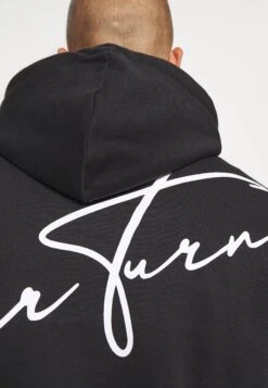YOURTURN Bold Script Hoodie Unisex - Sweater - Black -Yourturn c96b8a60d5f7423b855ed3bfc843f0e2