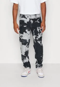 YOURTURN Unisex Moonwash Unisex - Relaxed Fit Jeans - Black