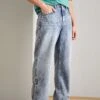 YOURTURN Unisex - Relaxed Fit Jeans - Light Blue Denim -Yourturn cbb6a3ec580541a3ab206590835c7efe