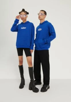 YOURTURN Unisex - Hoodie - Blue -Yourturn d6dbf3c051dc4ad591ff0039784e5df4