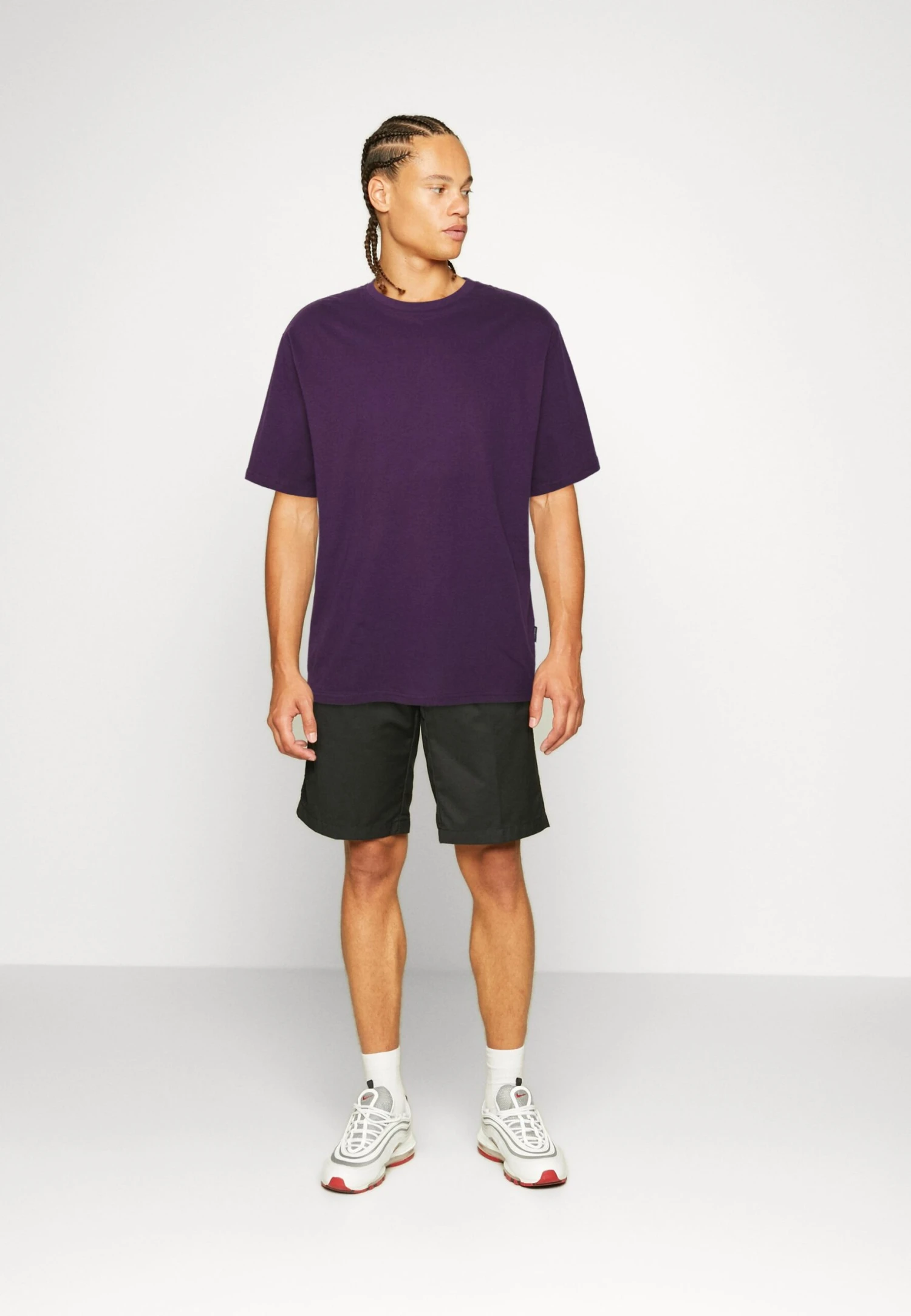 YOURTURN 3Pack Unisex - T-Shirt Basic - Grey/Purple/Black 3 YOURTURN 3Pack Unisex - T-Shirt Basic - Grey/Purple/Black