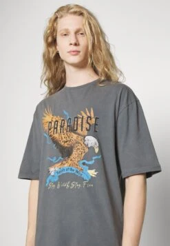 YOURTURN Unisex - T-Shirt Print - Mottled Black 11 YOURTURN Unisex - T-Shirt Print - Mottled Black -Yourturn dbb1140a540b4b5d88e6dd57bb2e23c4