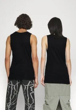 YOURTURN Slim Fit Ribbed Tank Unisex 2 Pack- Top - White/Black -Yourturn dfeafa1dd2324b0e8db4b257d6e0f272