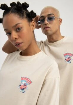 YOURTURN Unisex - T-Shirt Print - Beige -Yourturn e295551bbf7544c0a94c49989a8cb9ae