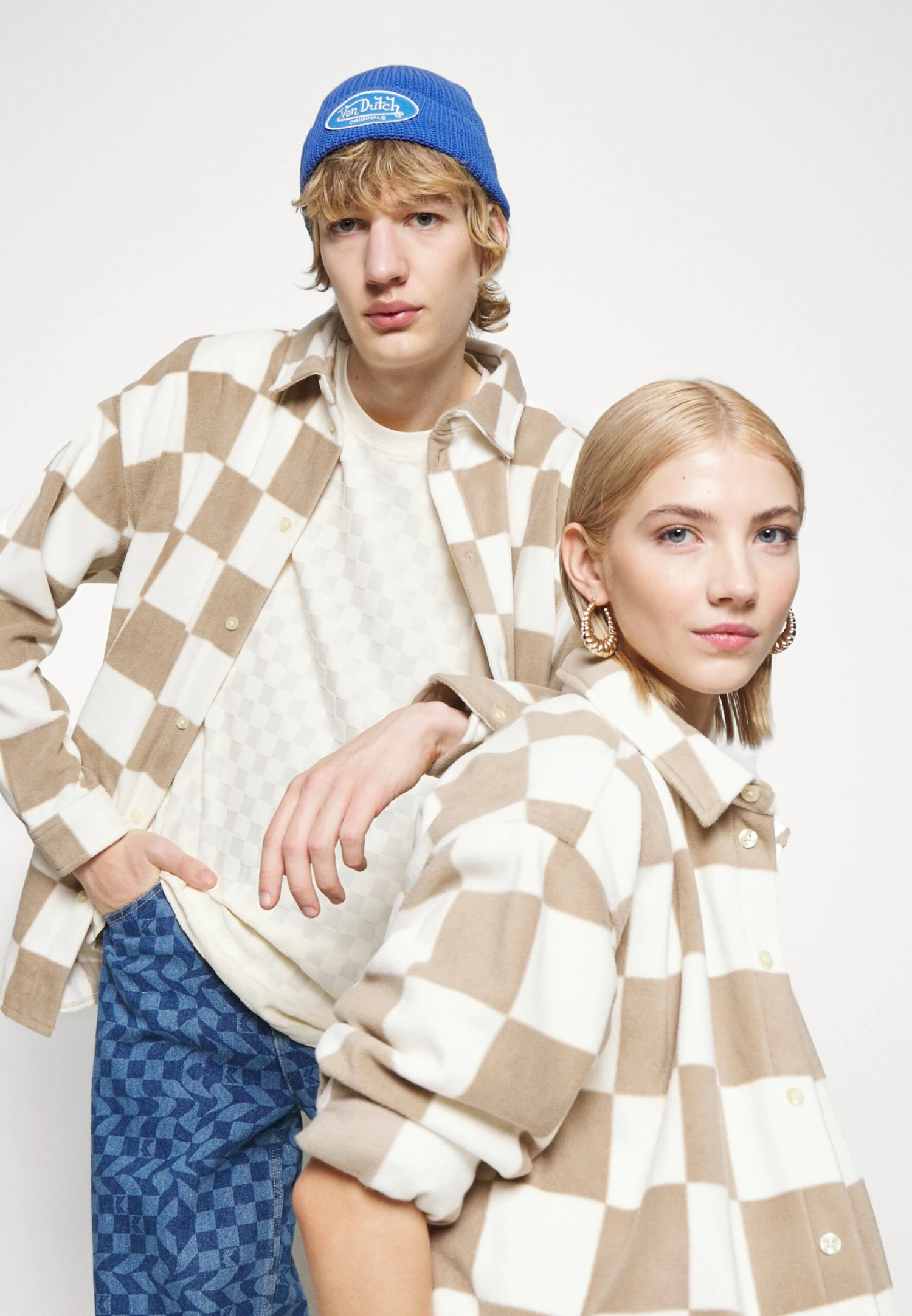 YOURTURN Unisex - Overhemdblouse - Beige 6 YOURTURN Unisex - Overhemdblouse - Beige - Afbeelding 4