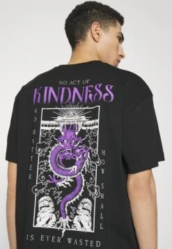 YOURTURN Dragon Graphic TeeUnisex - T-Shirt Print - Black -Yourturn e95af8e6e24d4c348b5ec6e7778186a0