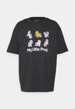 YOURTURN My Little Pony Unisex - T-Shirt Print - Black -Yourturn e9efcff3c8c941968ac18a7e20bc3f74
