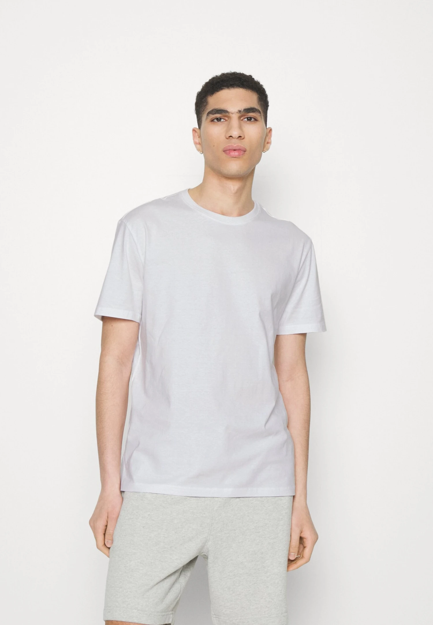 YOURTURN Unisex 5 Pack - T-Shirt Basic - White/Apricot/Light Blue 4 YOURTURN Unisex 5 Pack - T-Shirt Basic - White/Apricot/Light Blue - Afbeelding 2