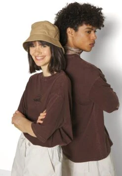 YOURTURN Unisex - T-Shirt Print - Dark Brown -Yourturn ed0047be63e54a299600a138edfa9bf3