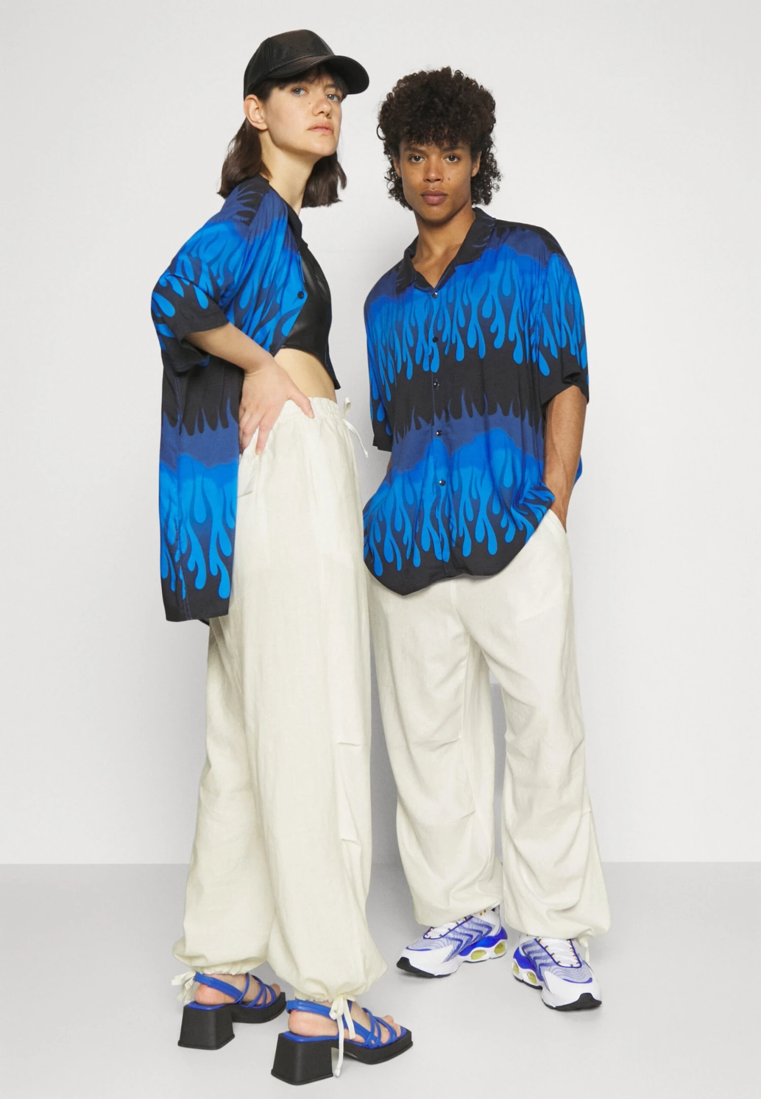 YOURTURN Genderless Parachute Unisex - Broek - White 6 YOURTURN Genderless Parachute Unisex - Broek - White - Afbeelding 4