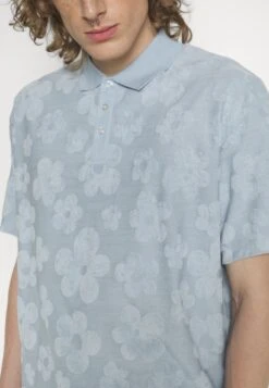 YOURTURN Towelingyt- Poloshirt - 501 - Light Blue -Yourturn f4810e214769452095bc81ae280fc698